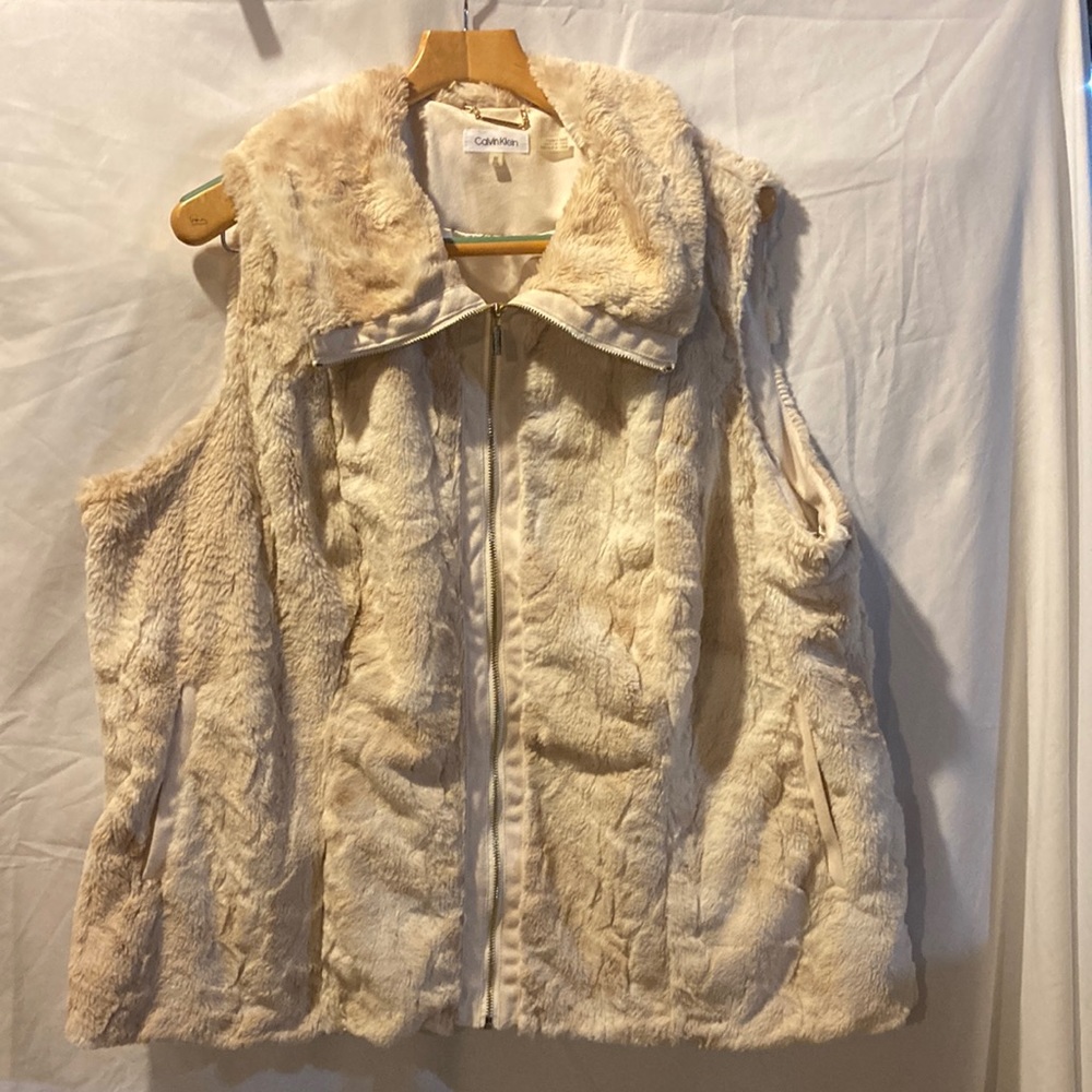 Calvin Klein Fur vest
